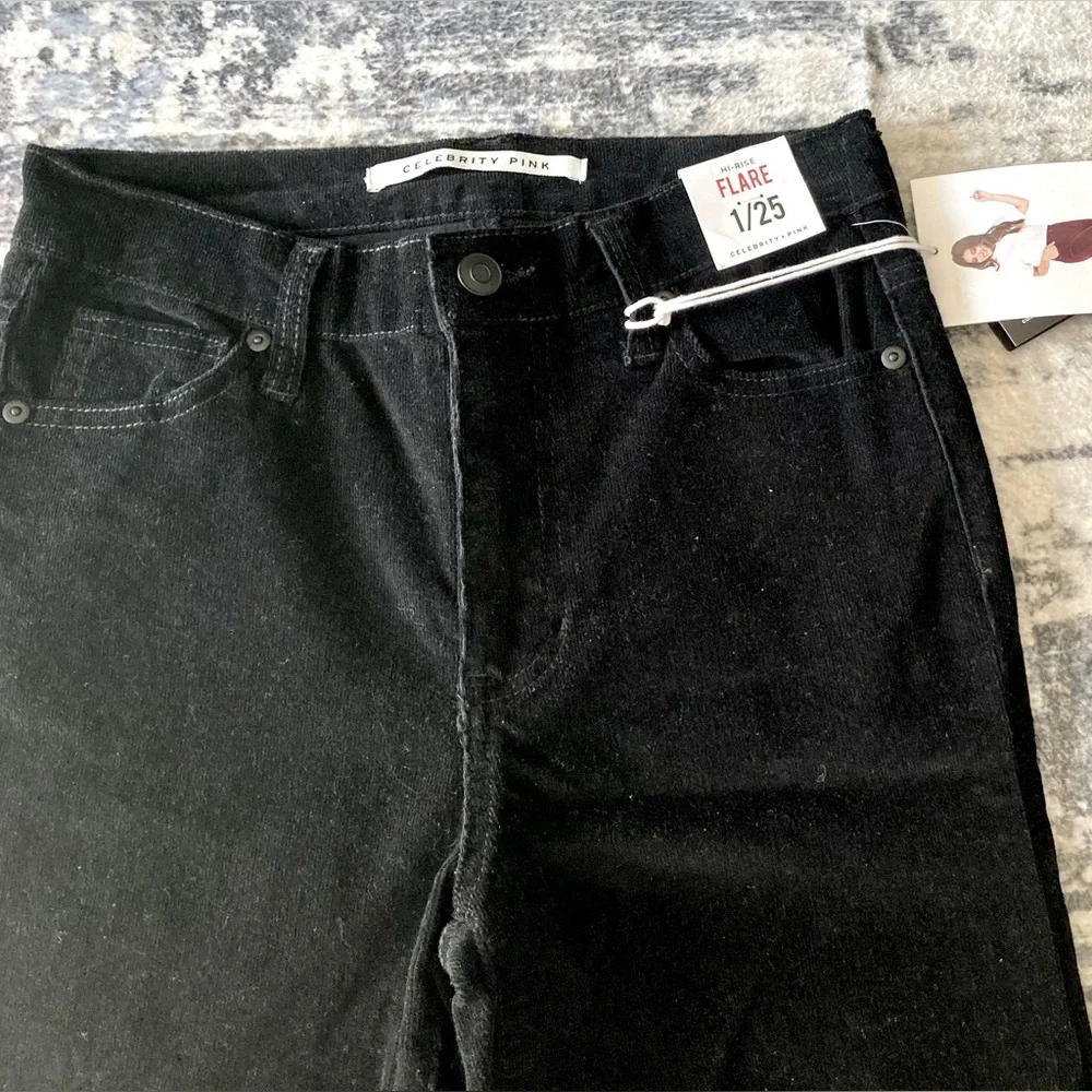 Pink's Hi-Rise flare super stretch jeans size 1 - Picture 3 of 7